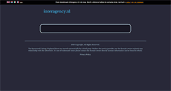 Desktop Screenshot of interagency.nl