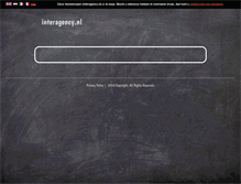 Tablet Screenshot of interagency.nl